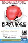 Fight Back! Get Your Flu Shot poster