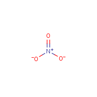 Figure 1. Structures of Nitrate and Nitrite Ions - Image of nitrate chemical structure