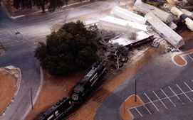 train derailment, chemical spill