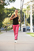 	woman jogging