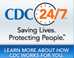 Graphic: CDC 24/7 logo