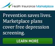 Health Insurance Marketplace - Prevention saves lives. Marketplace plans cover free depression screening. Learn more.