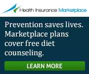 Health Insurance Marketplace - Prevention saves lives. Marketplace plans cover free diet counseling. Get covered.