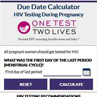 One Test. Two Lives. Due Date Calculator