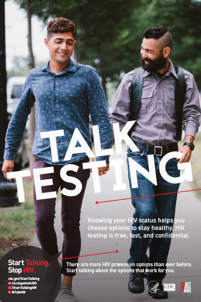 poster thumbnail - Talk Testing - couple talking