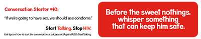 	Start Talking. Stop HIV. talk card