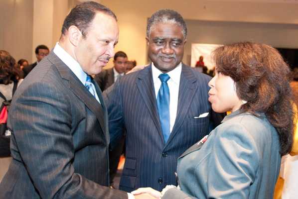 NUL President Marc Morial and George Cury
