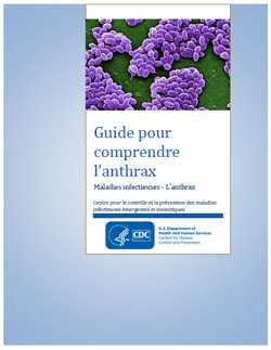 Thumbnail image of cover for ‘Guide to Understanding Anthrax’ in French: Guide pour comprendre l’anthrax