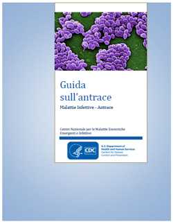 Thumbnail image of cover for ‘Guide to Understanding Anthrax’ in Italian: Guida sull’antrace