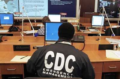 employee mointoring information in the CDC's EOC (Emergency Operations Center)