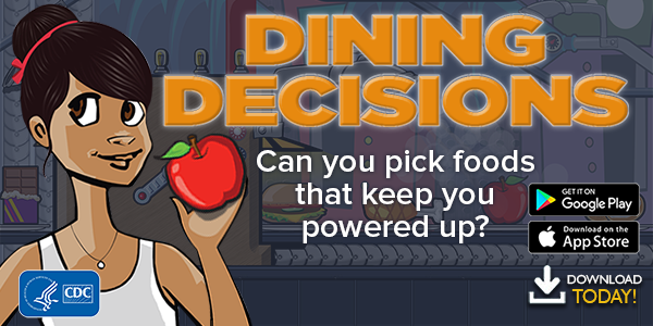 Dining Decisions Mobile App flyer