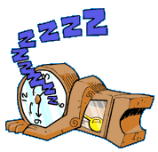 clock sleeping