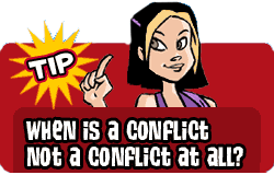 Tip When is a conflict not a conflict at all?