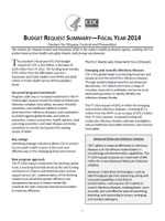 FY 2014 Budget Request Summary