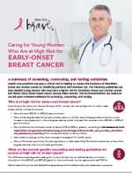 Caring for Young Women Who Are at High Risk for Early-Onset Breast Cancer