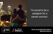 I'm proud to be a caregiver for a cancer survivor.