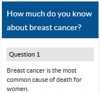 Breast cancer quiz
