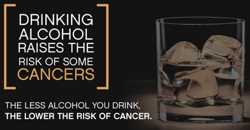 Alcohol and Cancer infographic