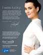 Cote de Pablo: I Was Lucky poster (11 inches wide and 17 inches tall)
