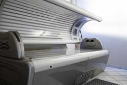 Photo of a tanning bed