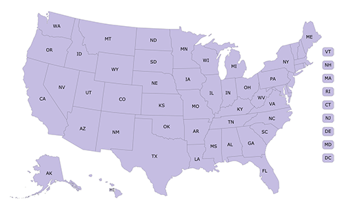 US Map Thumbnail