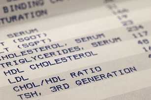 Image of blood test results.