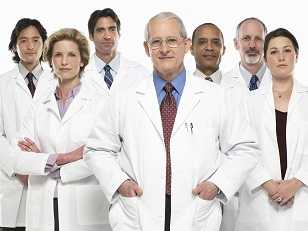 Group of physicians.