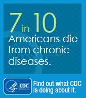 7 in 10 Americans die from chronic diseases. Find out what CDC is doing about it.