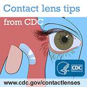 Contact Lens Tips from CDC with URL added