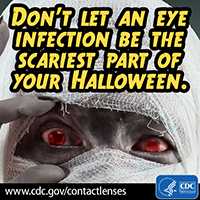 Don't let an eye infection be the scariest part of your Halloween.