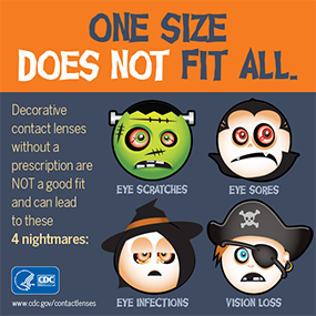 	Dont let an eye infection be the scariest part of your Halloween.