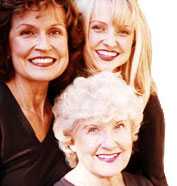 A multi-generational image of 3 women