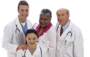 Image of a group of health care providers