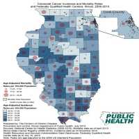 Illinois Department of Public Health Office of Health Promotion Colorectal Cancer Age-Adjusted Incidence and Mortality Rates and Federally Qualified Health Centers