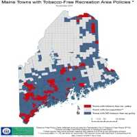 Maine Towns with Tobacco-Free Recreation Areas