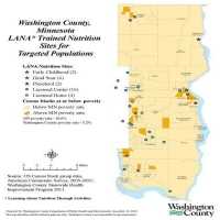 Washington County, MN LANA Trained Nutrition Sites for Targeted Populations