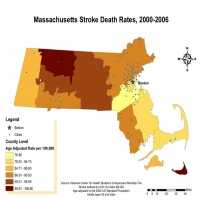 Massachusetts Stroke Death Rates 2000-2006