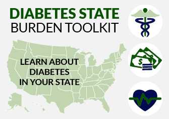Diabetes State Burden Toolkit. Learn about diabetes in your state.