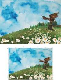 image of eagle books 3-panel storytelling backdrop