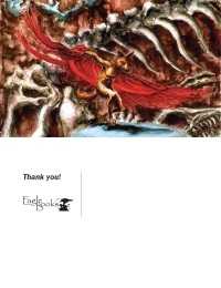 image of coyote thank you postcard