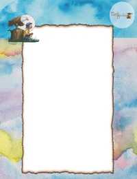 image of watercolor stationery
