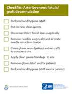 Arteriovenous Fistula & Graft Cannulation Checklist