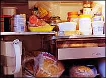 Food Items in Refrigerator