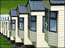 	Photo of mobile homes.