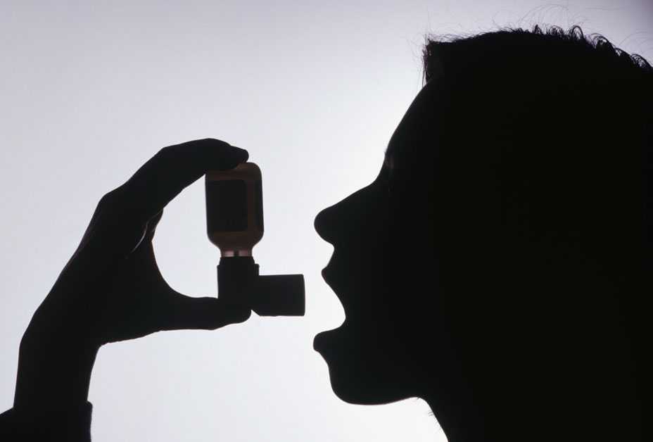 Silhouette of inhaler