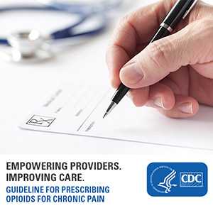 Empowering providers. Empowering care. Guideline for Prescribing Opioids for Chronic Pain. Learn more: www.cdc.gov/drugoverdose