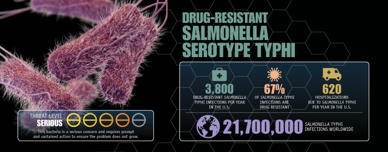 Drug-Resistant Salmonella Serotype Typhi image