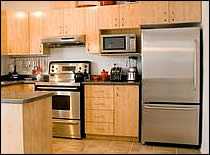 Photo of kitchen appliances.
