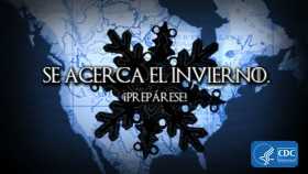 Se acerca el invierno - copo de nieve sobre el mapa de los Estados Unidos - Título inspirado por la serie de televisión Juego de tronos