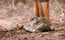 Photo: Muddy legs and shoes